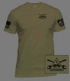 3rd Armored Division "Third Herd" OD Green Shirt Front