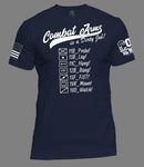 Combat Arms Is A Dirty Job Midnight Navy Blue T-Shirt