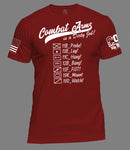 Combat Arms Is A Dirty Job Cardinal Red T-Shirt